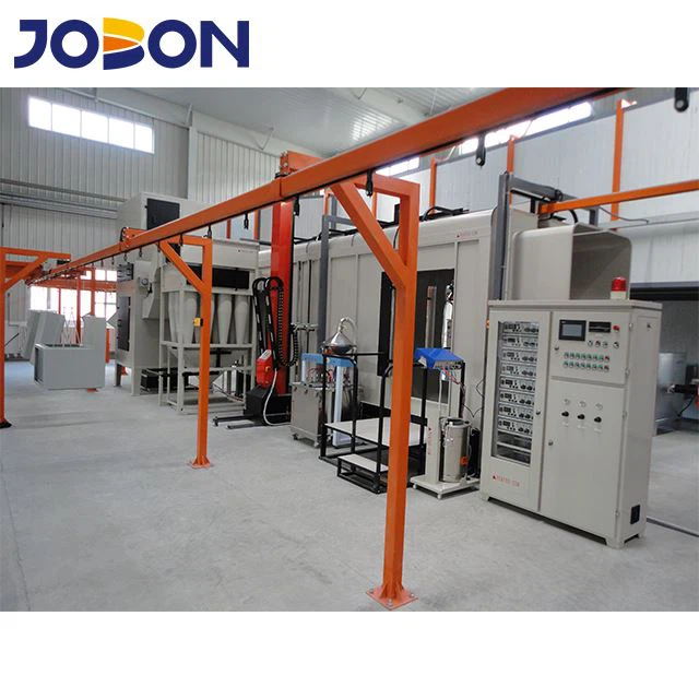 Sjálfvirkur dufthúðun bás