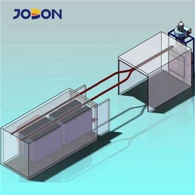 Metal Fabrication Manual Powder Coating Line Kína Framleiðandi