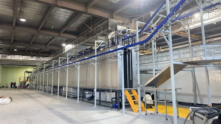 Full sjálfvirk dufthúðunarlína fyrir yfirborðsmeðferð málmvara